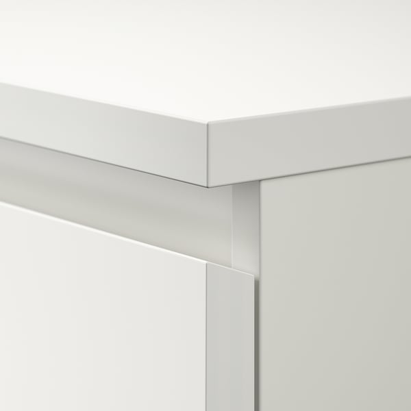 MALM chest of 2 drawers, white, 40x55 cm