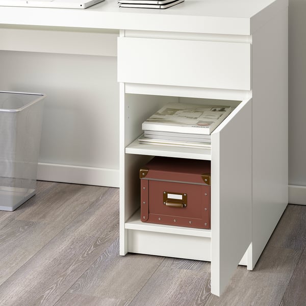 MALM desk, white, 140x65 cm