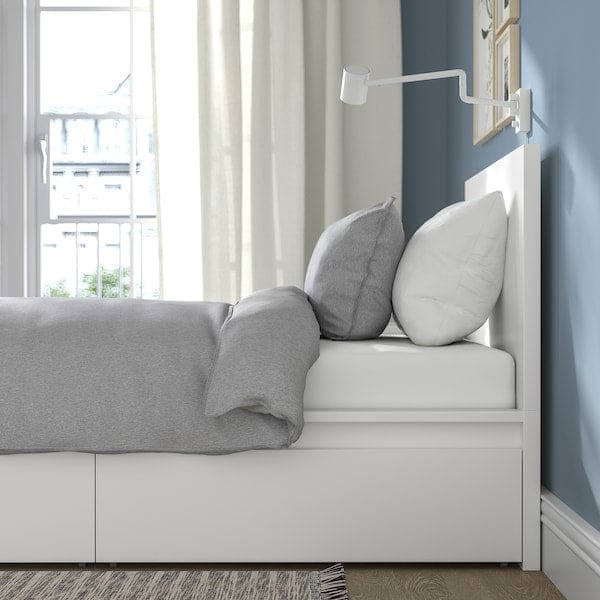 Ikea MALM - High bed frame/2 storage units