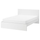 MALM bed frame, high, white, 160x190 cm