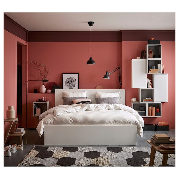 MALM bed frame, high, white, 160x190 cm