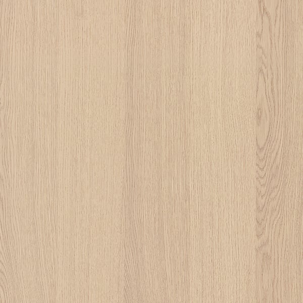 MALM bed frame, high, white stained oak veneer/Lindbåden, 180x200 cm