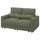 MALMKÖPING 2-seat sofa, Tibbleby grey-green, 180 cm
