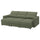 MALMKÖPING 3-seat sofa, with chaise longue/Tibbleby grey-green, 253 cm