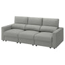 MALMKÖPING 3-seat sofa, Tibbleby beige/grey, 253 cm