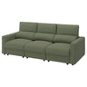 MALMKÖPING 3-seat sofa, Tibbleby grey-green, 253 cm
