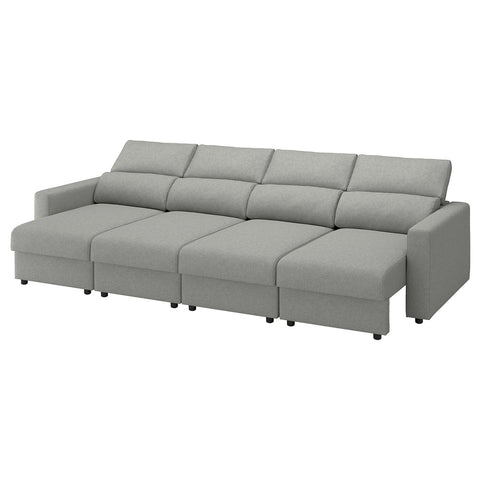 MALMKÖPING 4-seat sofa, Tibbleby beige/grey, 326 cm