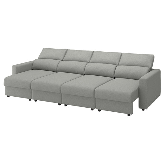 MALMKÖPING 4-seat sofa, Tibbleby beige/grey, 326 cm