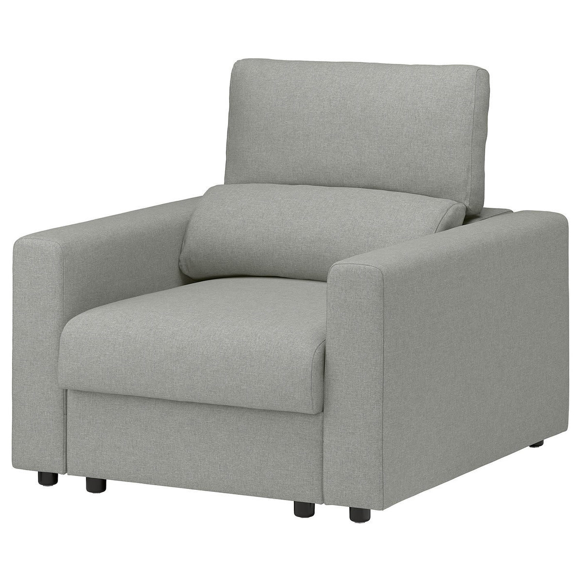 MALMKÖPING armchair, Tibbleby beige/grey, 107x100 cm