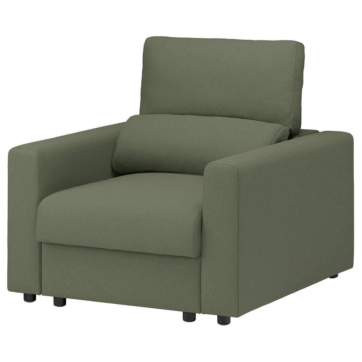 MALMKÖPING armchair, Tibbleby grey-green, 107x100 cm