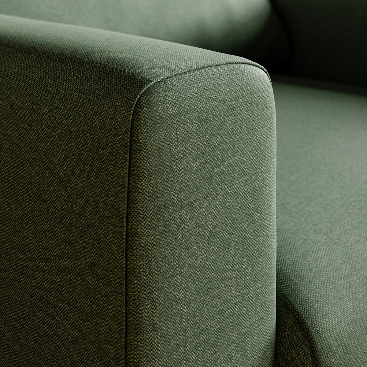 MALMKÖPING armchair, Tibbleby grey-green, 107x100 cm