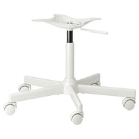 MALSKÄR chair frame, swivel, white, 67 cm