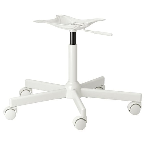 MALSKÄR chair frame, swivel, white, 67x52x67 cm