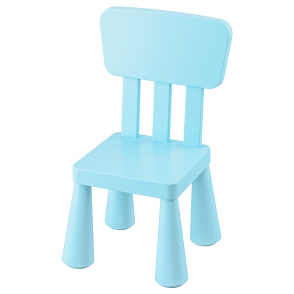 MAMMUT - Chair, indoor/outdoor/light blue