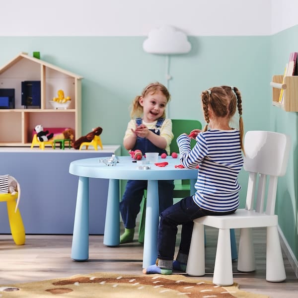 Ikea MAMMUT - Children's chair, in/outdoor/white