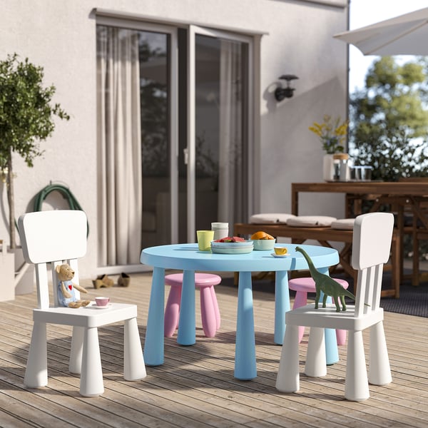 MAMMUT children's chair, in/outdoor/white, 39x67x36 cm