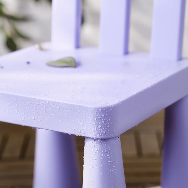 MAMMUT children's chair, in/outdoor/lilac, 39x67x36 cm