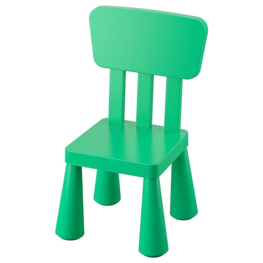 Ikea MAMMUT - Children's chair, in/outdoor/bright green