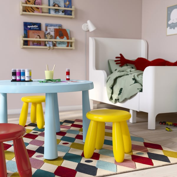 MAMMUT children's stool, in/outdoor/yellow, 35 cm