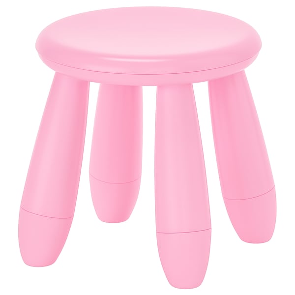 MAMMUT children's stool, in/outdoor/pink, 30 cm