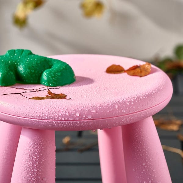 Ikea MAMMUT - Children's stool, in/outdoor/pink