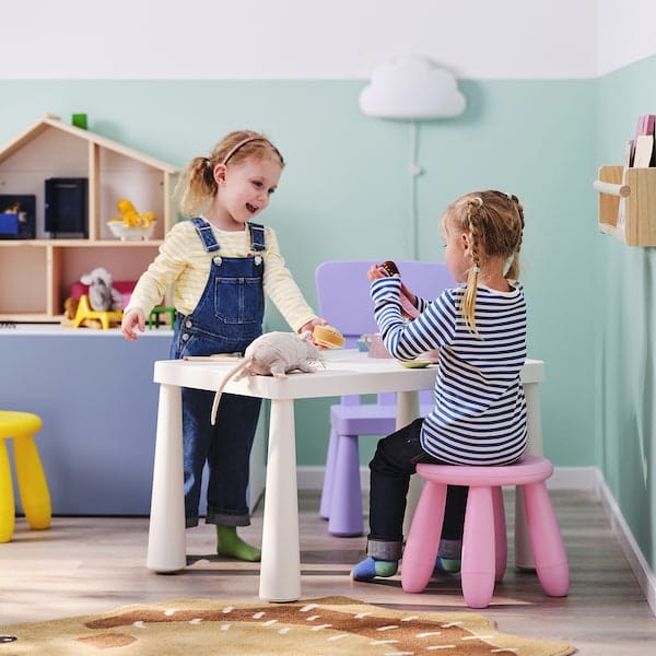 Ikea MAMMUT - Children's stool, in/outdoor/pink