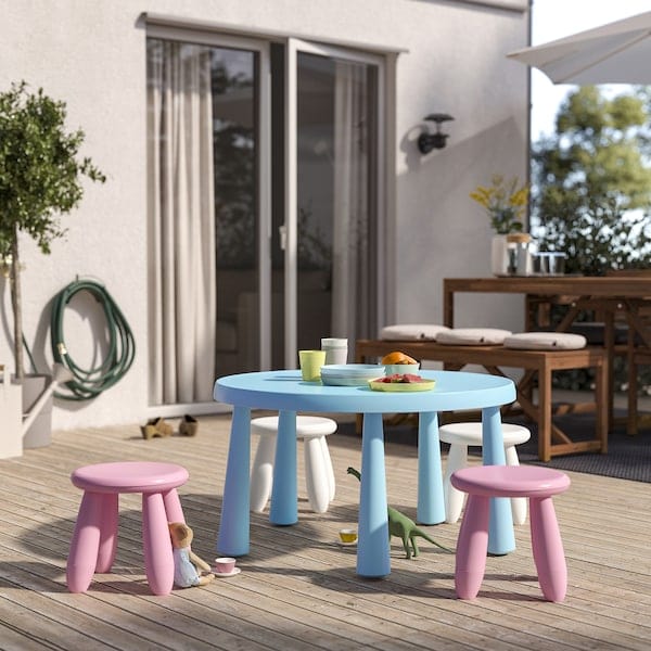 Ikea MAMMUT - Children's stool, in/outdoor/pink