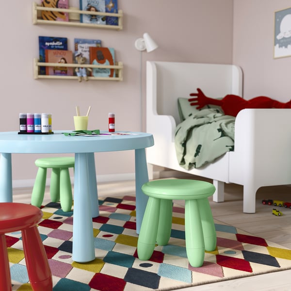 MAMMUT children's stool, in/outdoor/light green, 35 cm