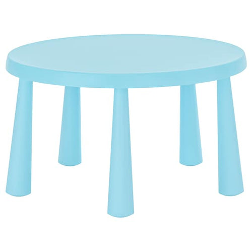 MAMMUT children's table, in/outdoor/light blue, 85 cm