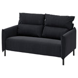 MANNARP 2-seat sofa, Saxemara black-blue, 158 cm