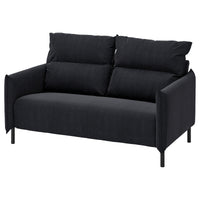 MANNARP 2-seat sofa, Saxemara black-blue, 158 cm