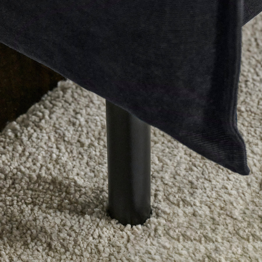 MANNARP 2-seat sofa, Saxemara black-blue, 158 cm