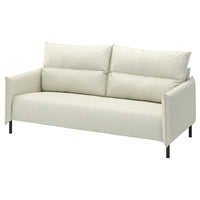 MANNARP 3-seat sofa, Gunnared beige, 198 cm