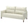 MANNARP 3-seat sofa, Gunnared beige, 198 cm