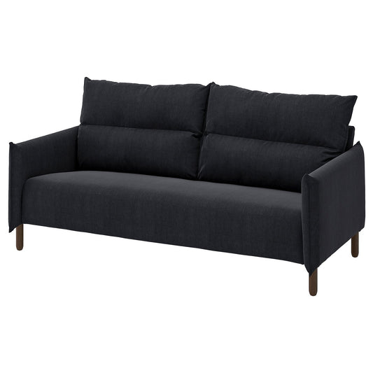 MANNARP 3-seat sofa, Saxemara black-blue, 198x97x95 cm