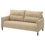 MANNARP 3-seat sofa, Saxemara grey-beige, 198 cm