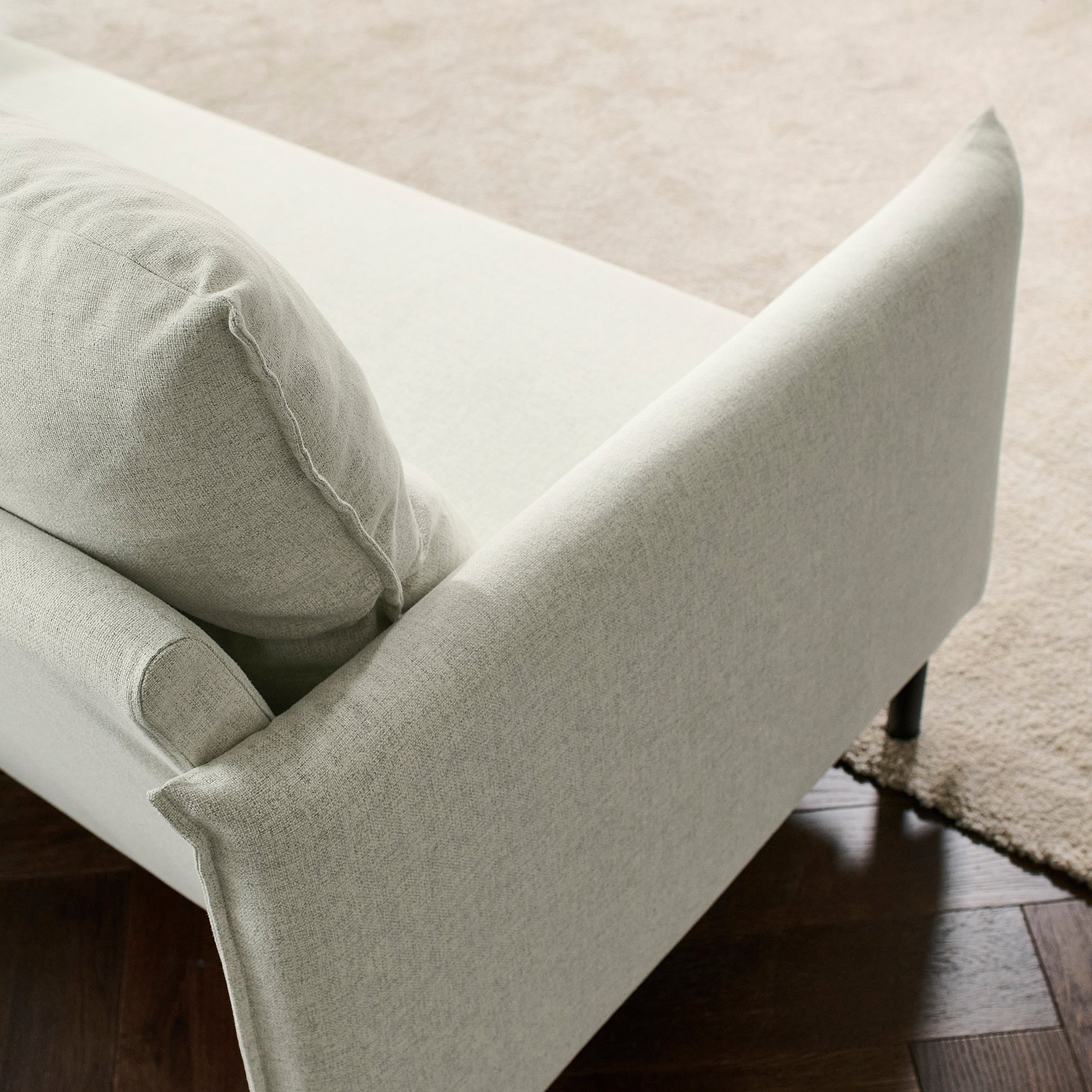 MANNARP 4-seat sofa with chaise longues, Gunnared beige, 300 cm