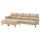 MANNARP 4-seat sofa with chaise longues, Saxemara grey-beige, 300 cm