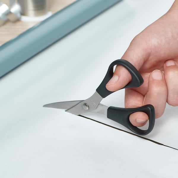 MÅNÖGA scissors, stainless steel/black