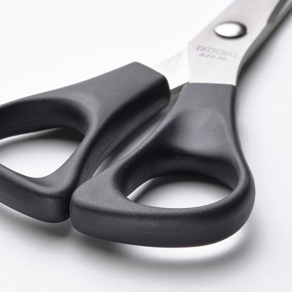 MÅNÖGA scissors, stainless steel/black