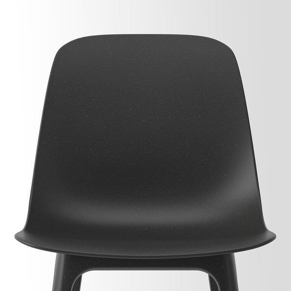 MARIEDAMM / ODGER - Table and 4 chairs, dark gray/anthracite,105 cm