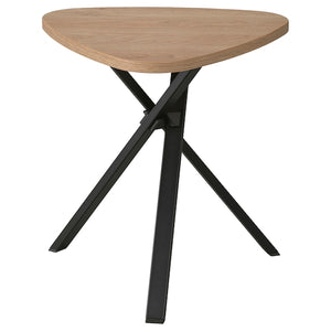 MARIEDAMM side table, black oak effect, 46 cm