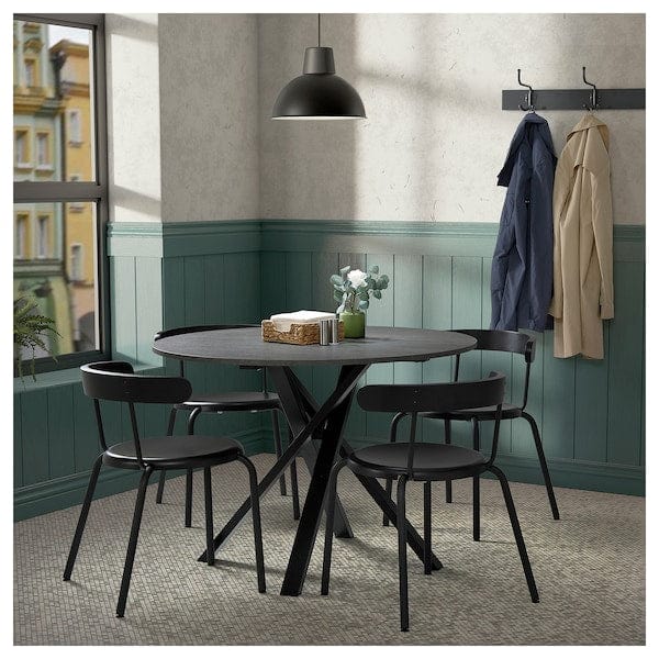 Ikea MARIEDAMM Table - dark gray 105 cm