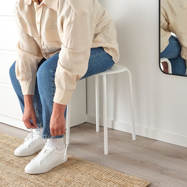 Ikea MARIUS - Stool, white, 45 cm
