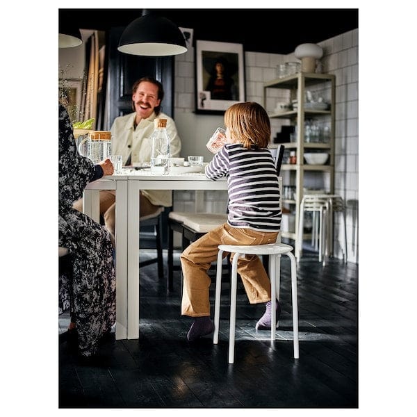 Ikea MARIUS - Stool, white, 45 cm