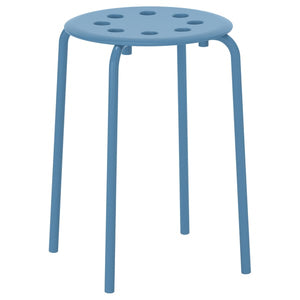 MARIUS stool, blue, 45 cm