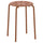 MARIUS - Stool, reddish,45 cm