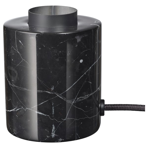 MARKFROST table lamp, marble black, 8.7 cm