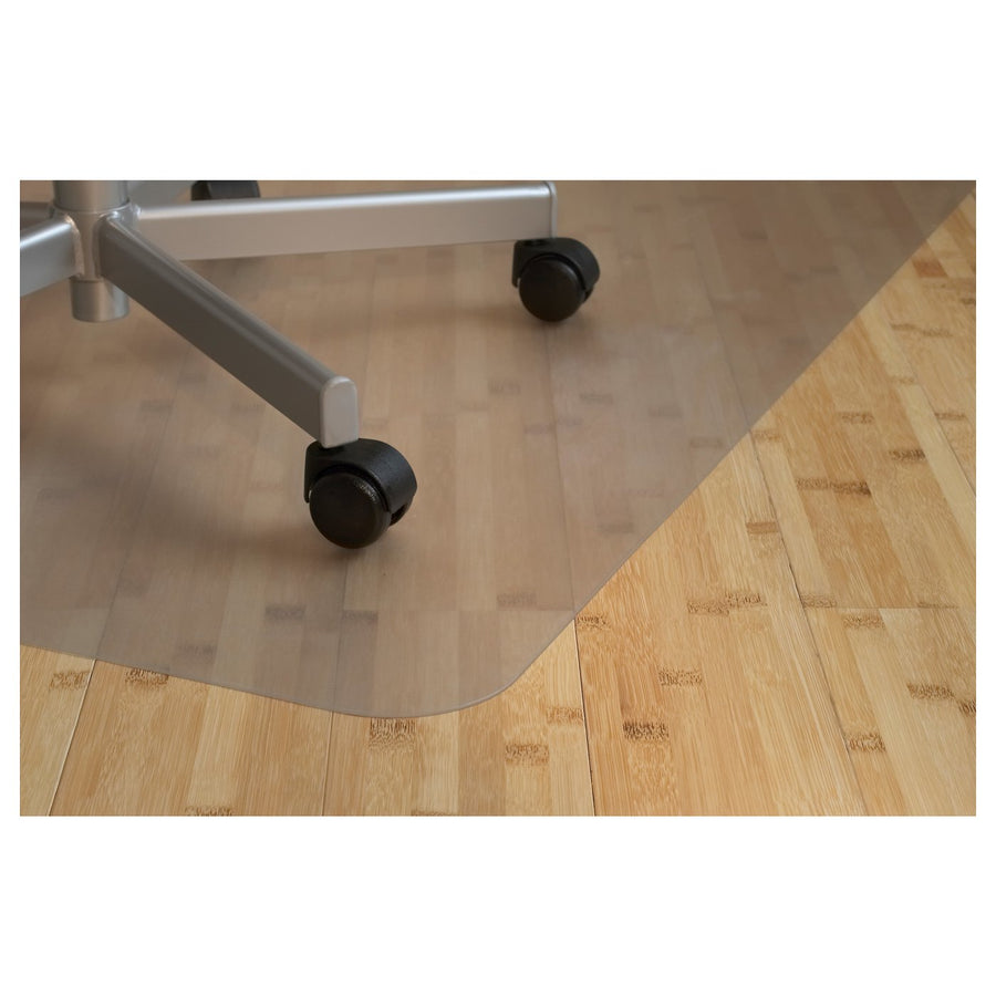 MARKUS office chair with armrests, with floor protector dark grey, 71 cm