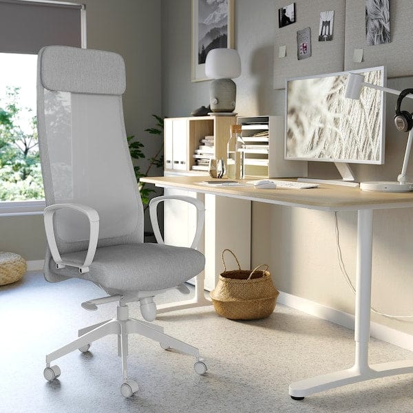 Ikea MARKUS Office chair Vissle light grey ,